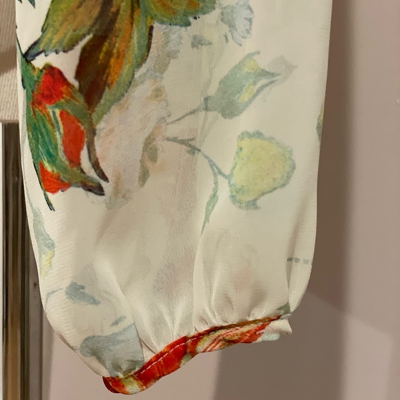 Forever 21 Sheer Blouse with Back Cut-Out - Picture 3 of 4